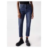 Modré dámské zkácené slim fit džíny Salsa Jeans True - Dámské