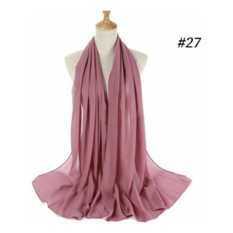 šifónový šál přes ramena - přehoz přes společenské šaty Barva: Mauve