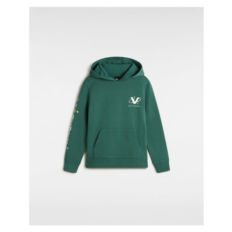 VANS Boys Space Camp Pullover Hoodie Boys Green, Size