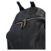 Trendový dámský koženkový batůžek Radana, černá