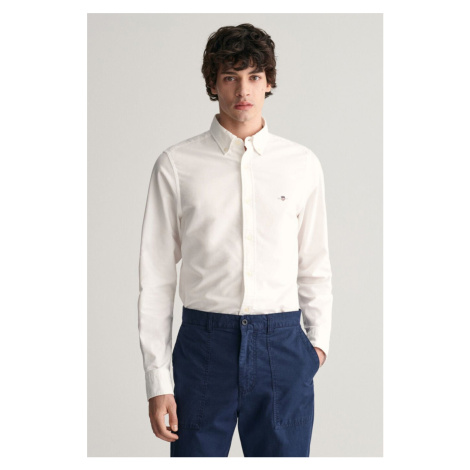 KOŠILE GANT SLIM OXFORD SHIRT WHITE