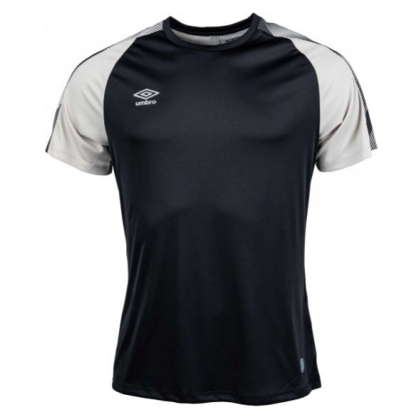 Umbro TRAINING JERSEY Pánské sportovní triko, černá, velikost