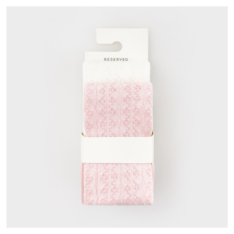 Reserved - Babies` tights multi - Růžová