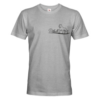 Pánské tričko pro milovníky psů s potiskem Pitbulla - dárek pro pejskaře