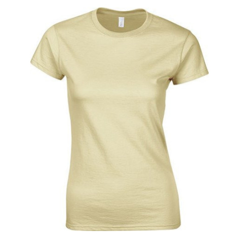 Dámské měkčené bavlněné tričko Softstyle Gildan