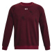 UNDER ARMOUR-UA Rival Fleece Printed Crew-MRN Červená