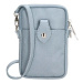 Charm London Modrá elegantní kabelka na mobil „Funky“