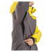 Pánská zimní bunda Meatfly Rocco - šedo / žlutá