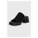 Pantofle Vagabond Hennie dámské, černá barva, na podpatku