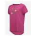 Tmavě růžové dámské tričko LOAP Asika