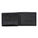 Ombre Clothing Elegantní černá peněženka A607