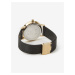 Dámské hodinky s nerezovým páskem ve zlato-černé barvě Armani Exchange Lola