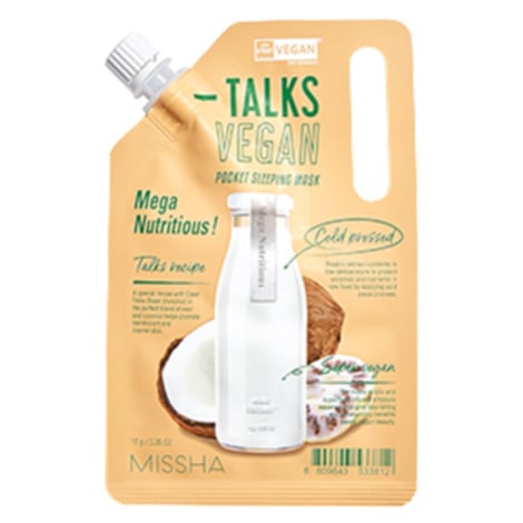 MISSHA - TALKS VEGAN SQUEEZE POCKET SLEEPING MASK (MEGA NUTRITIOUS) - Intenzivně hydratační nočn