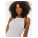 Dámské plážové šaty KW0KW02480 YCD bílé - Calvin Klein