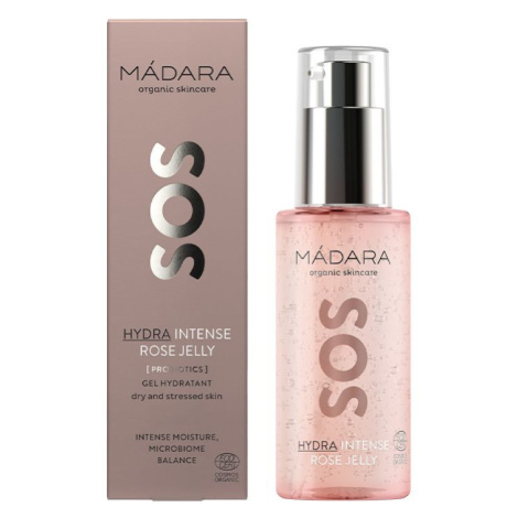 MÁDARA Intenzivní hydratační hyaluronový gel s růžovou vodou SOS Hydra (Intense Rose Jelly) 75 m