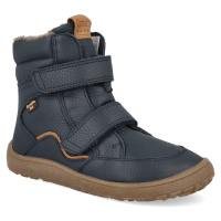 Barefoot zimní boty Froddo - Tex Winter Dark blue tmavě modré