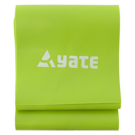 Cvičební pás YATE Fit Band x 12 cm tuhý, zelená