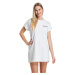 Meatfly dámské šaty Senna White | Bílá | 100% bavlna