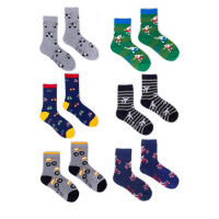 Dětské ponožky Yoclub YC_Boys'_Cotton_Socks_P_Colors_6-Pack_SKA-0006C-AA00-003_Multi