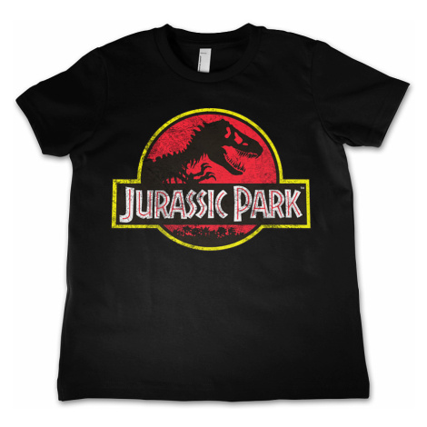 Jurský Park tričko, Distressed Logo Kids, dětské HYBRIS