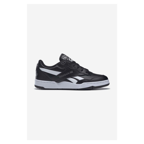 Kožené sneakers boty Reebok BB 4000 II černá barva, IE4297-black