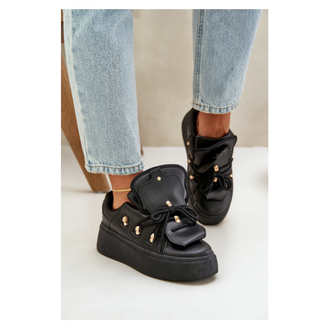 Dámské Sneakersy Na Platformě Černé Dolistana