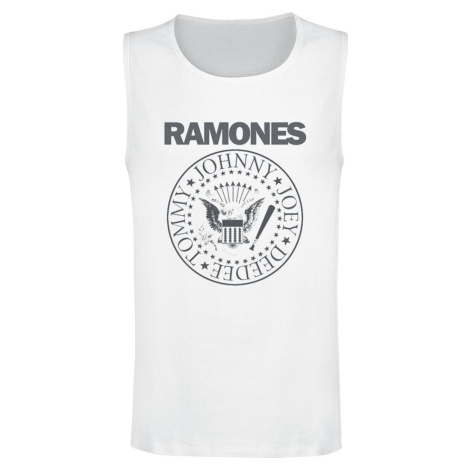 Ramones Crest Tank top bílá