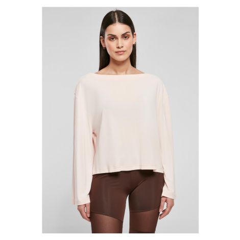 Dámské tričko dlouhý rukáv // Urban Classics / Ladies Short Modal Bateau Necklin