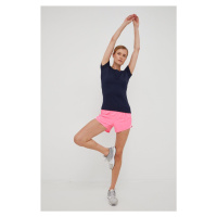 Běžecké šortky Under Armour Fly-by 2.0 , fialová barva, medium waist