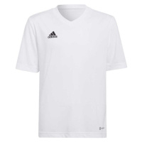 adidas ENTRADA 22 JERSEY Juniorský fotbalový dres, bílá, velikost