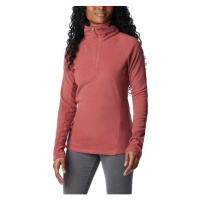 Columbia GLACIAL IV HALF ZIP Dámská outdoorová mikina, vínová, velikost