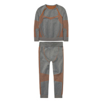 lupilu® Chlapecké bezešvé funkční spodní prádlo, 2dílná souprava (šedá/oranžová)