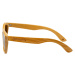 Meatfly sluneční polarizační brýle Bamboo Coffee Light | Modrá