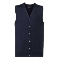Men's Sleeveless Cardigan, Neckline V R719M 50/50 50% Cotton 50% Acrylic CottonBlend TM weave 12