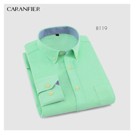 Bavlněná pánská košile oxford business Masculina CARANFLER