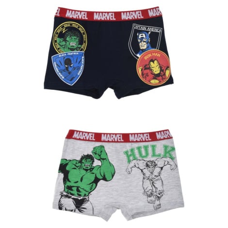 Set chlapeckých boxerek Marvel - Avengers Černá