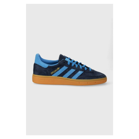 Semišové sneakers boty adidas Originals Handball Spezial tmavomodrá barva, IE5895