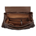 Stylový koženkový batoh Abadon, taupe