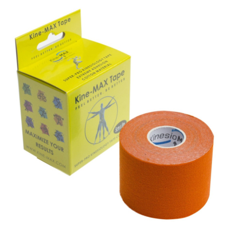 KineMAX SuperPro Cotton 5 cm x 5 m kinesiologická tejpovací páska 1 ks oranžová Kine-MAX