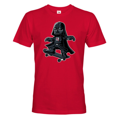 Pánské tričko Darth Vader Skateboard  - tričko pro milovníky humoru a filmů BezvaTriko