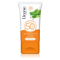 Lirene Sun care ochranná denní emulze na obličej a dekolt aloe vera spf 50 50 ml