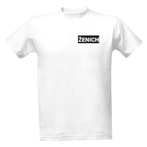 Pánské tričko Ženich - malý nápis