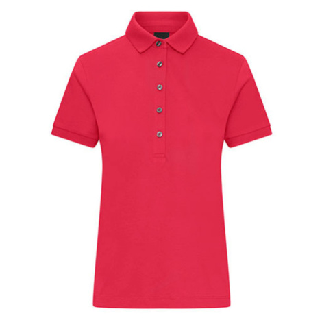 James&amp;Nicholson Dámské polo triko JN1301 Light Red James & Nicholson