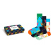 3PACK ponožky Happy Socks Mixed Dog Gift Box (XDOG08-0100) L