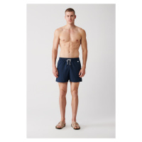 Avva Navy Blue Fast Drying Standard Size Plain Special Boxed Comfort Fit Swimsuit Sea Shorts