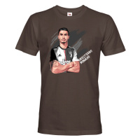 Pánské tričko s potiskem Cristiano Ronaldo -  pánské tričko pro milovníky fotbalu