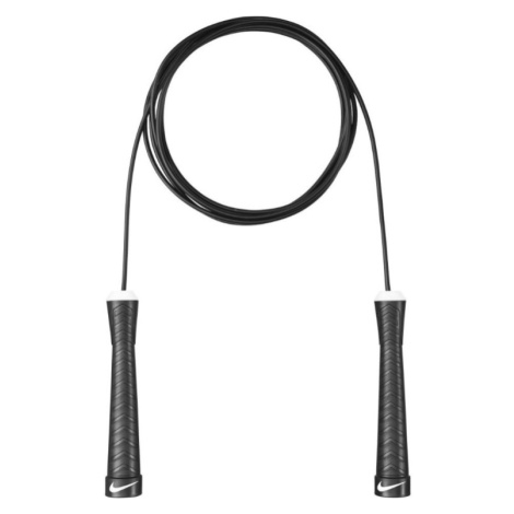 NIKE-FUND SPEED ROPE BK/WH/WH Černá 300 cm