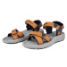 ALPINE PRO REIS Pánské sandály, hnědá, velikost
