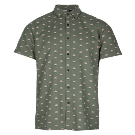 O'Neill CHAMBRAY Pánská košile s krátkým rukávem, khaki, velikost