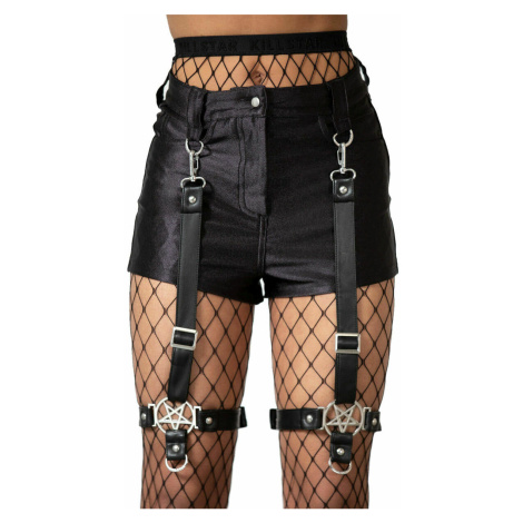 kraťasy dámské KILLSTAR - Hardliner Garter - Black